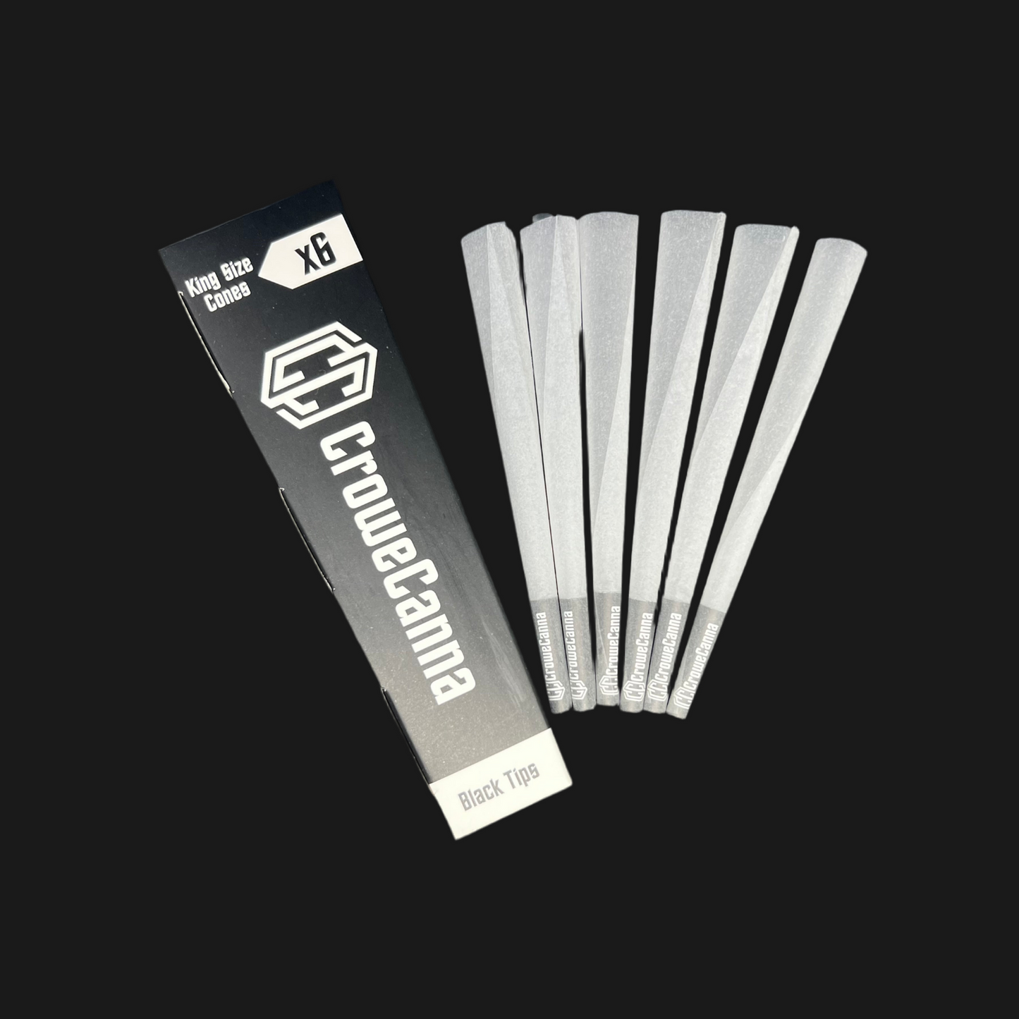 Black Tip | King Size | Pre Rolled Cones | 6 Count