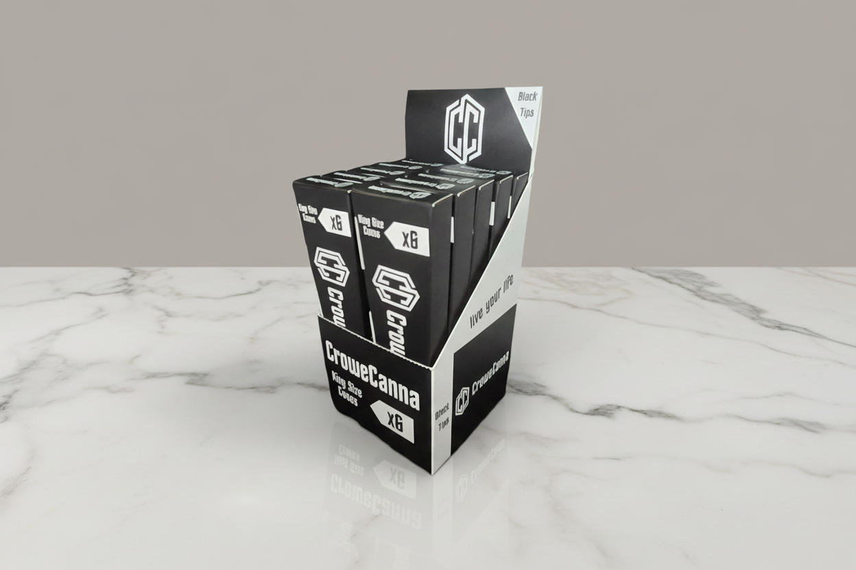 Black Tip Pre Rolled Cones | Full Box